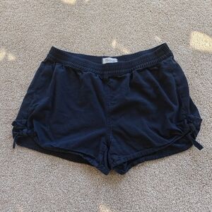 Madewell Black Tie-Side Lounge Athletic Shorts